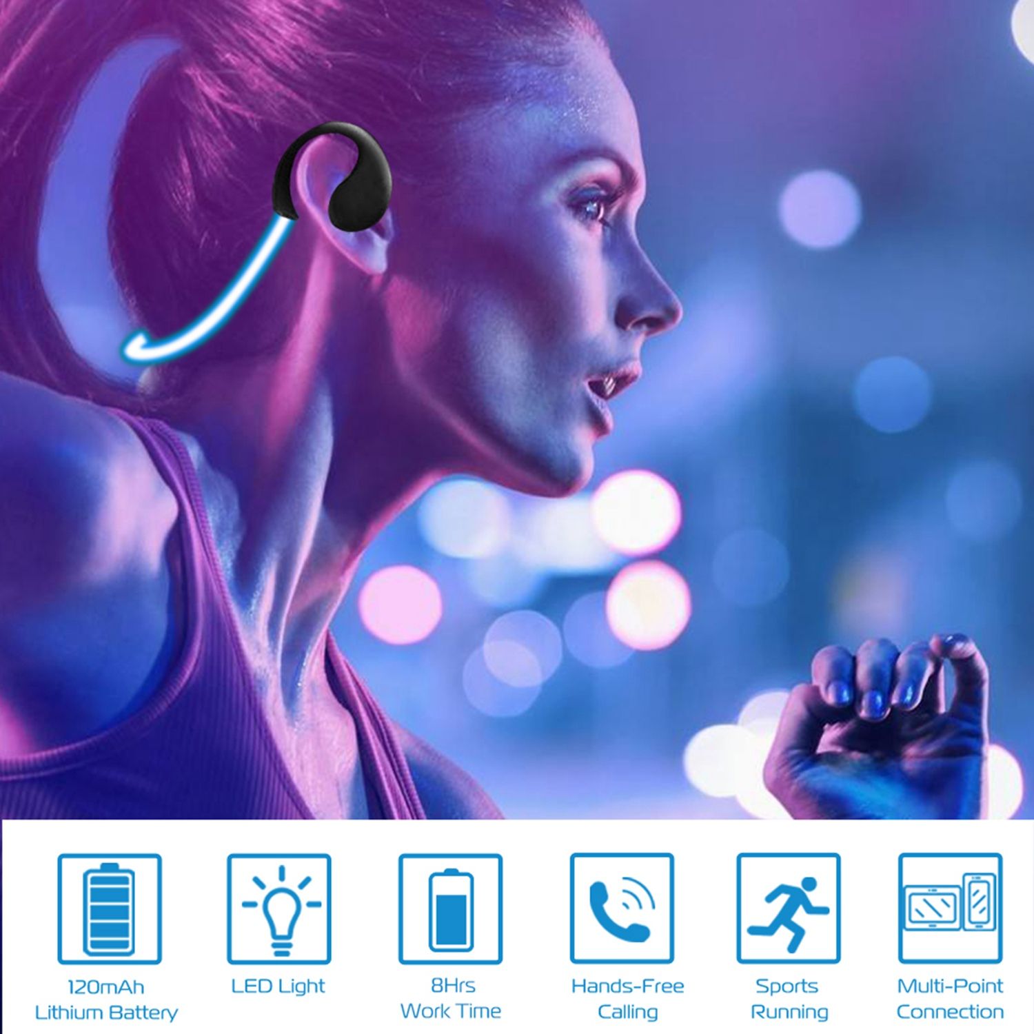 Wireless Neckband Earphones - variant view 11