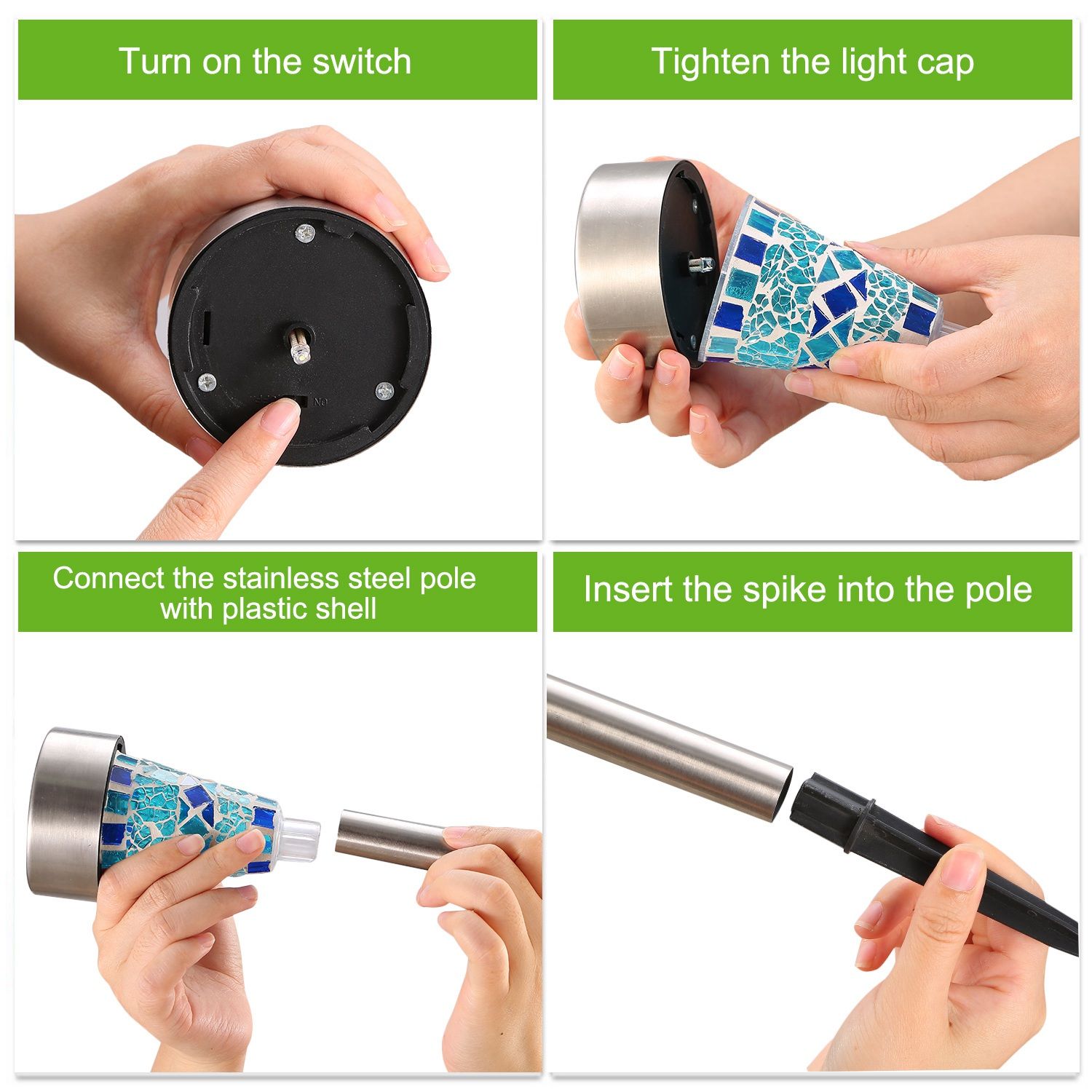 Solar Pathway Lights (6-Pack) - variant view 5