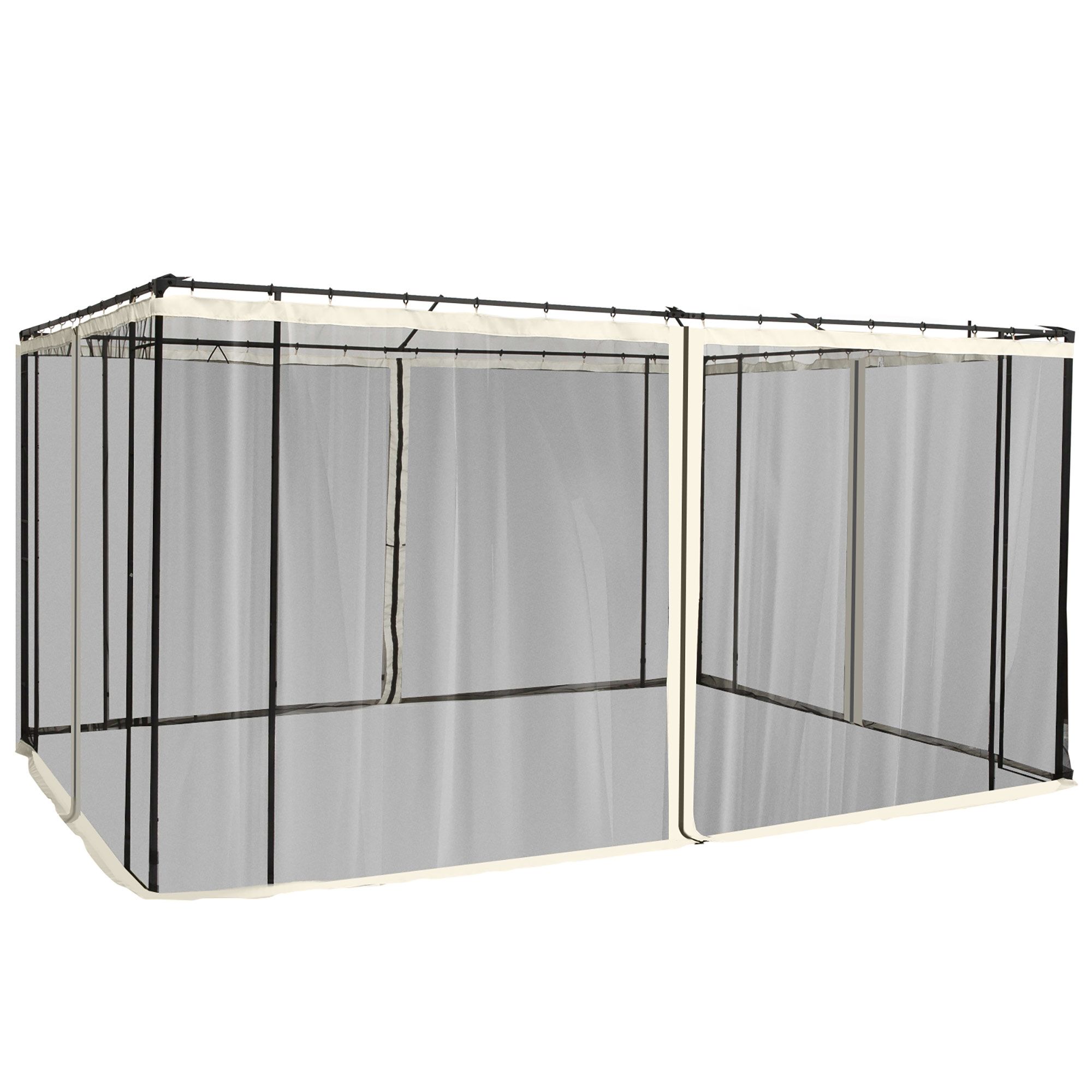 Gazebo Mesh Sidewall Netting (Cream) - variant view 3