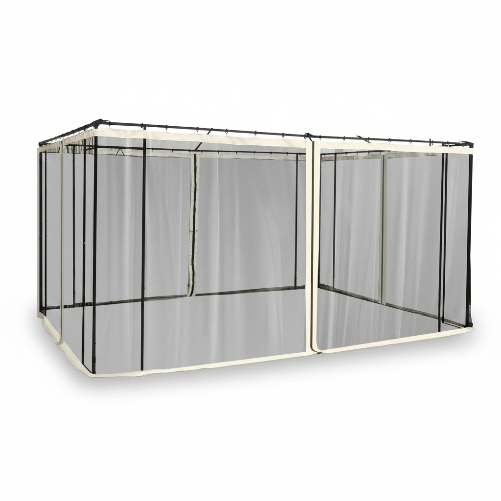Gazebo Mesh Sidewall Netting (Cream) - variant view 2