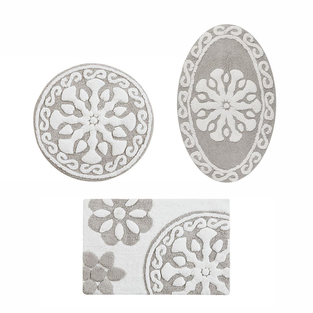 Medallion Cotton Tufted Bath Rug - variant view 7