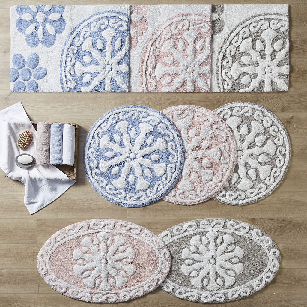 Medallion Cotton Tufted Bath Rug - variant view 10