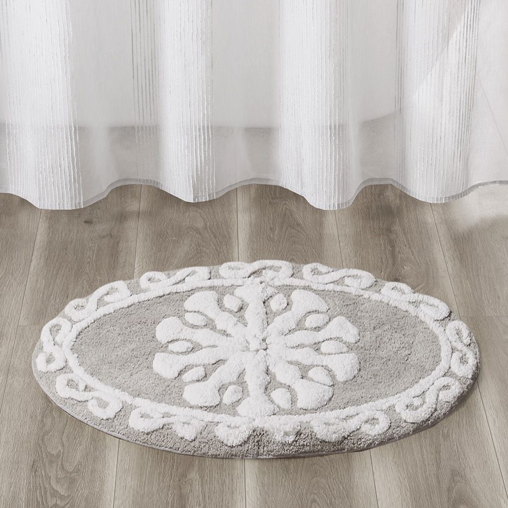 Medallion Cotton Tufted Bath Rug - variant view 3