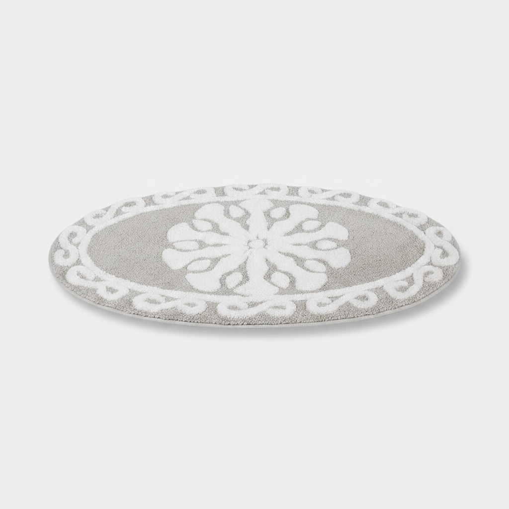 Medallion Cotton Tufted Bath Rug - variant view 2