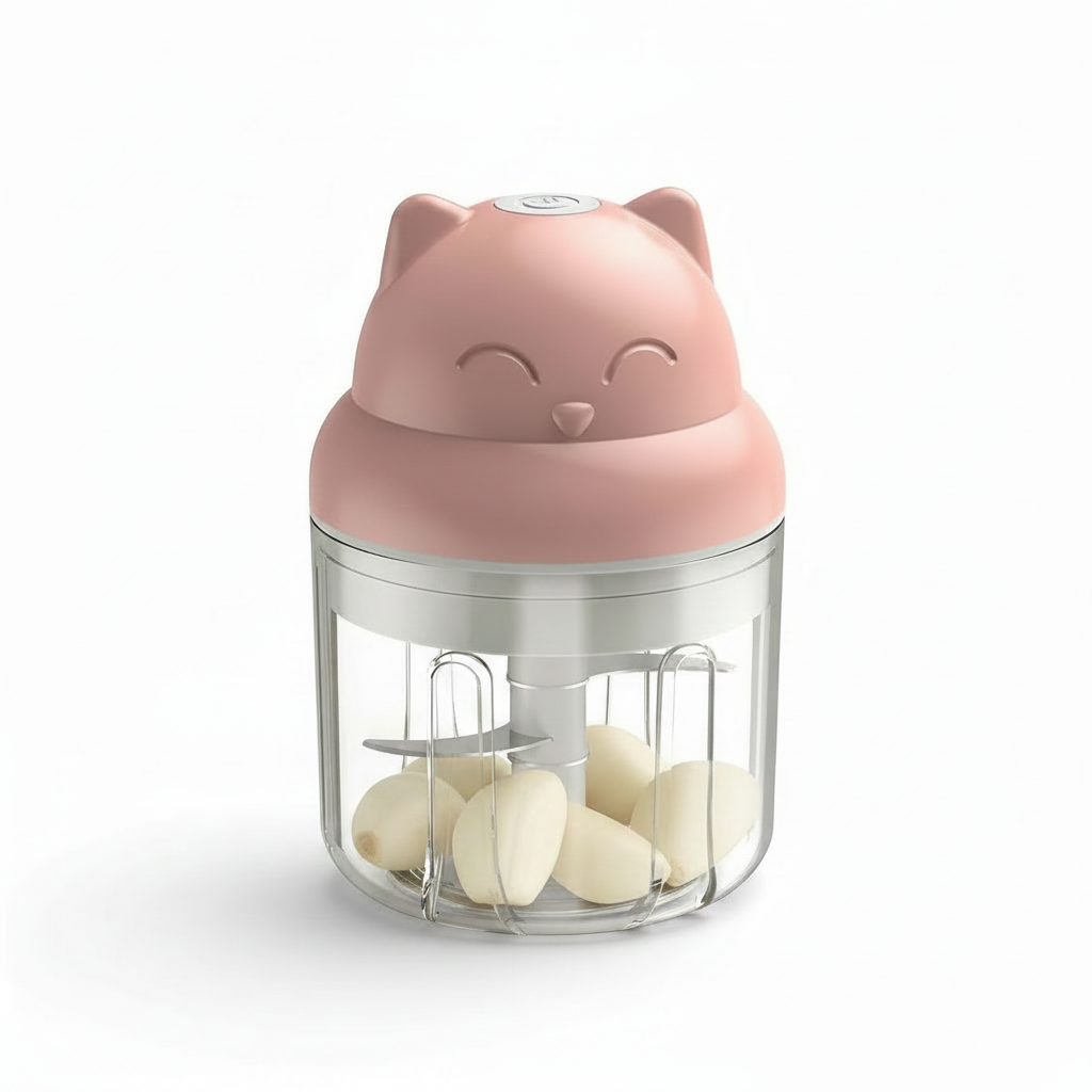 Mini Pink Garlic Chopper Kitchen Dining - variant view 2