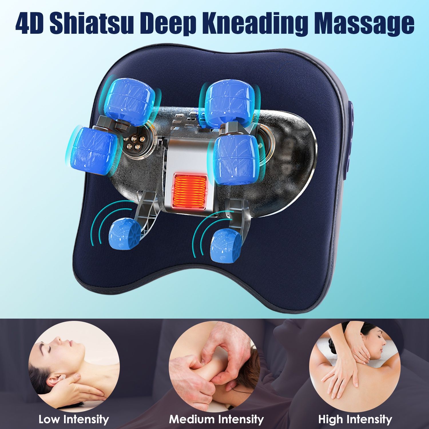 Soothing Neck & Shoulder Massager with Heat - variant view 4