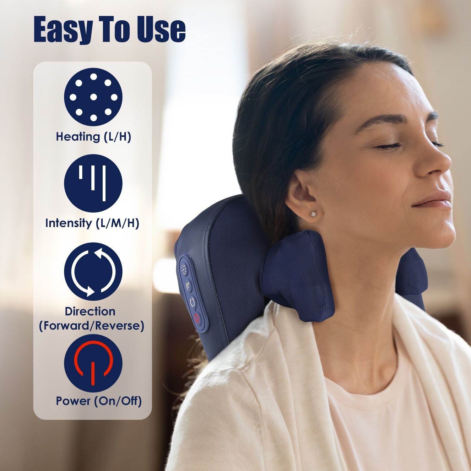 Soothing Neck & Shoulder Massager with Heat - variant view 6