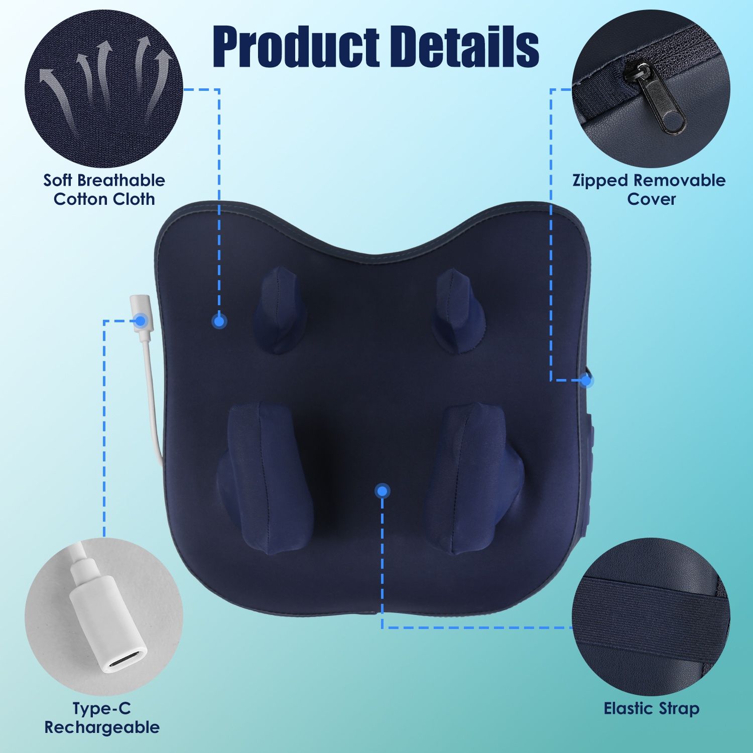 Soothing Neck & Shoulder Massager with Heat - variant view 7