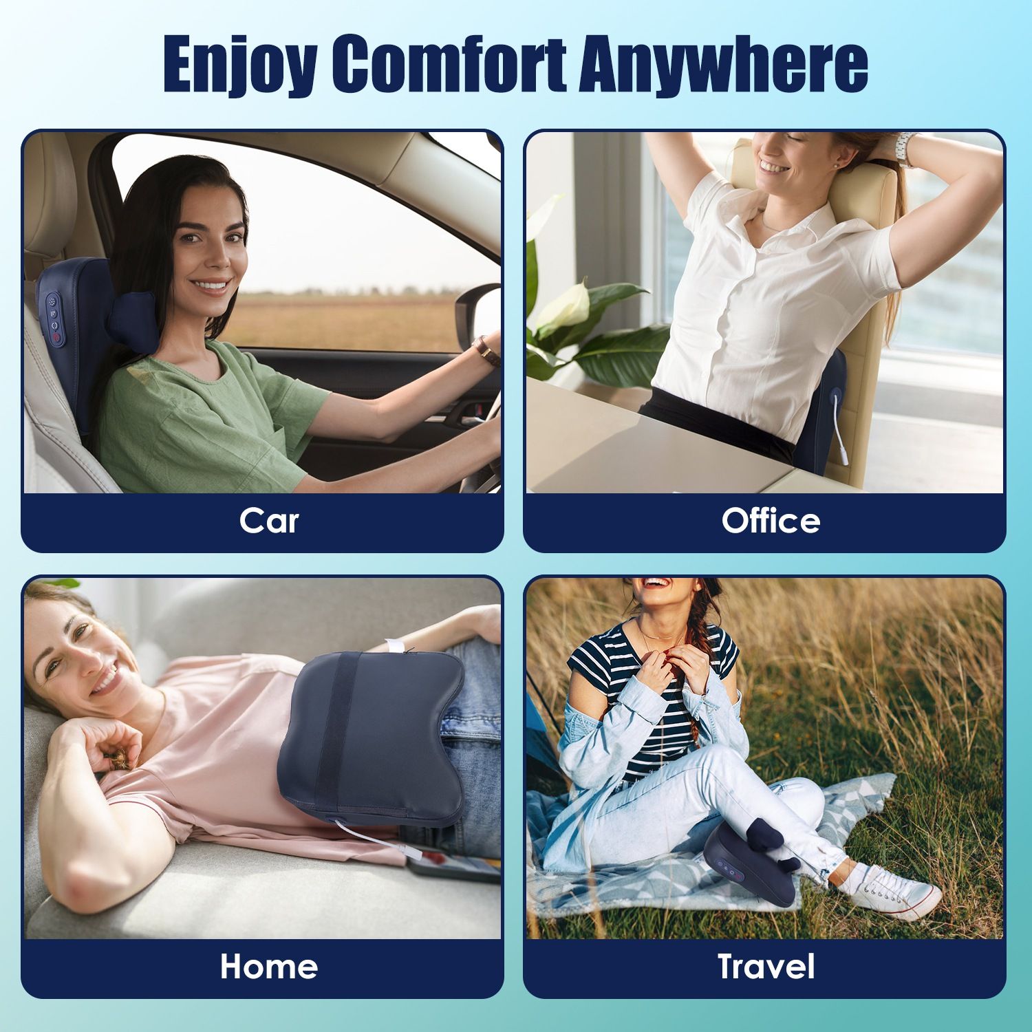 Soothing Neck & Shoulder Massager with Heat - variant view 8