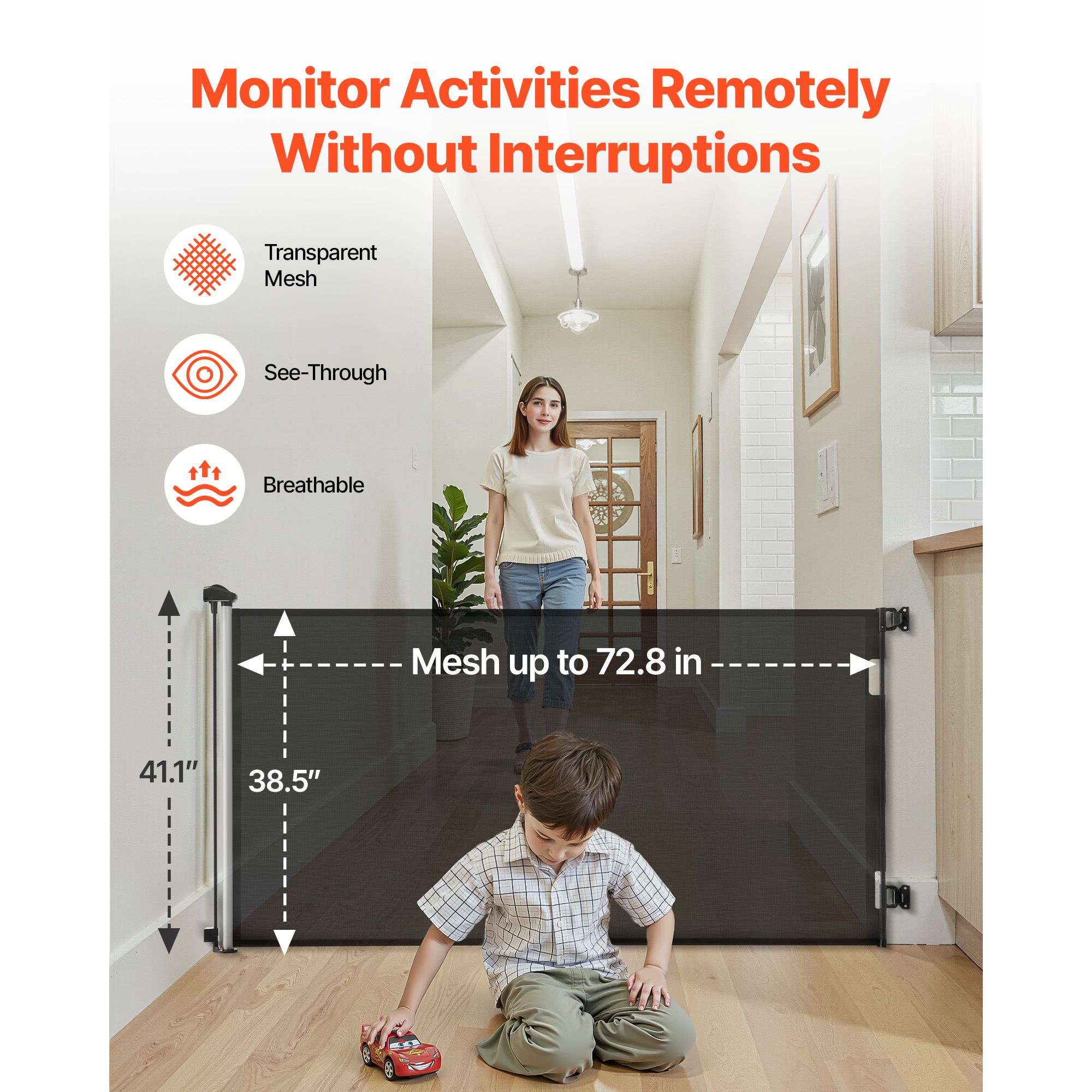Retractable Baby Gate - variant view 6