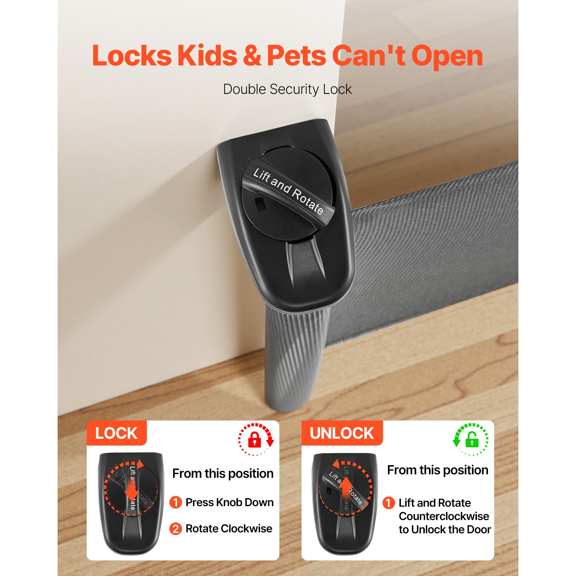 Retractable Baby Gate - variant view 7