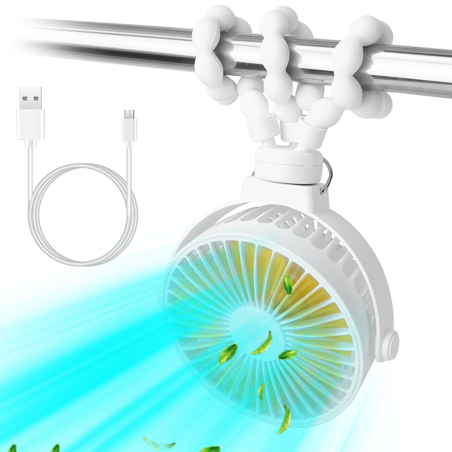 Portable Baby Stroller Fan - variant view 7