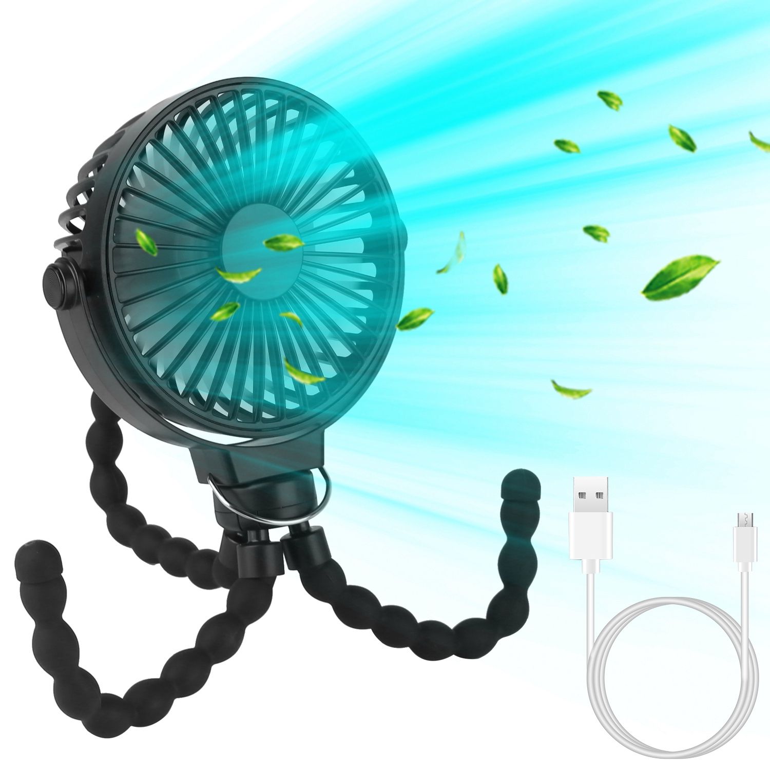 Portable Baby Stroller Fan - variant view 9