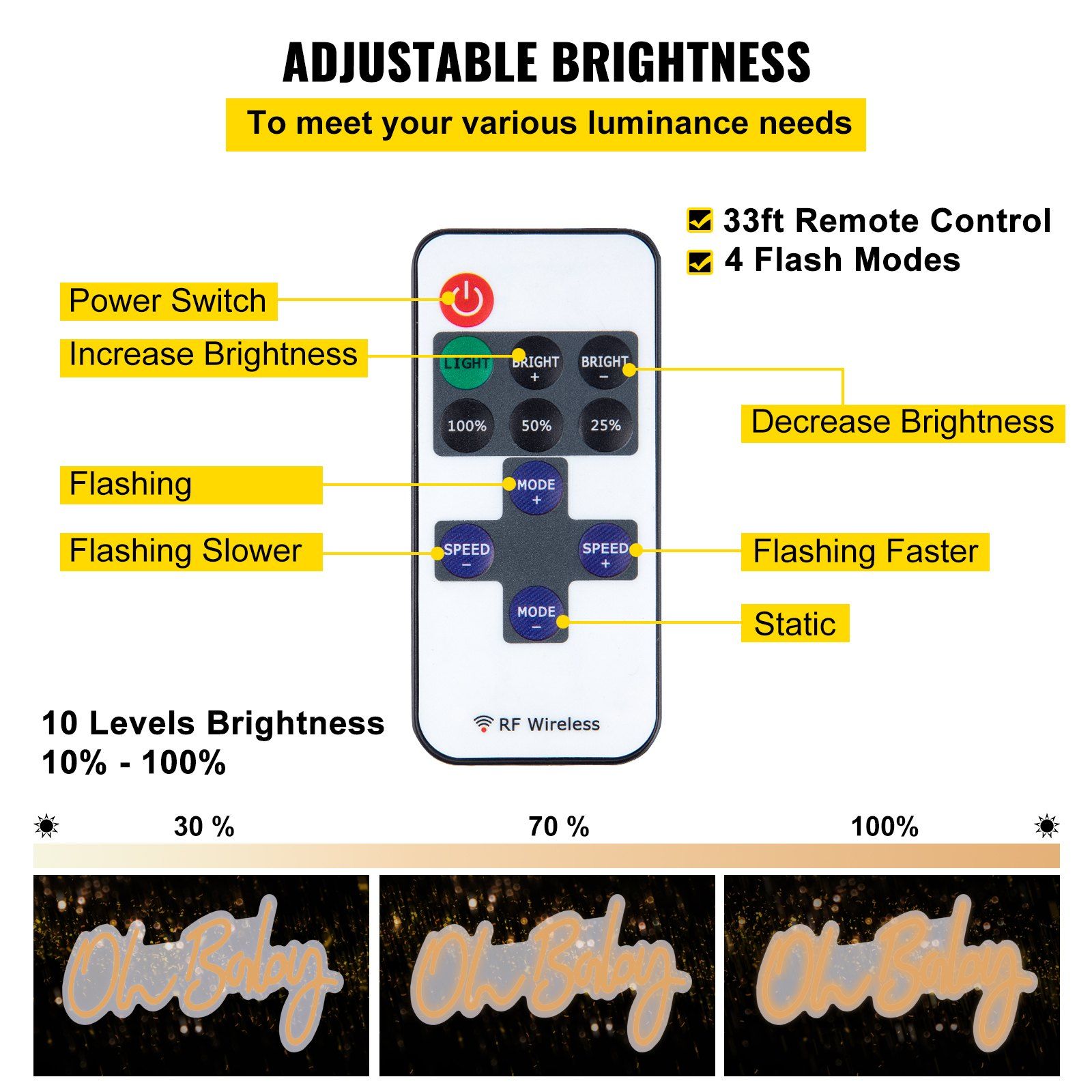 Oh Baby Neon Sign - variant view 9