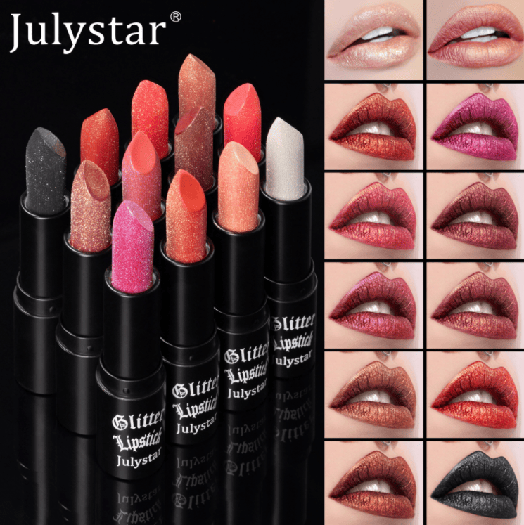 12 Shades of Pearlescent Glitter Lipstick - variant view 12