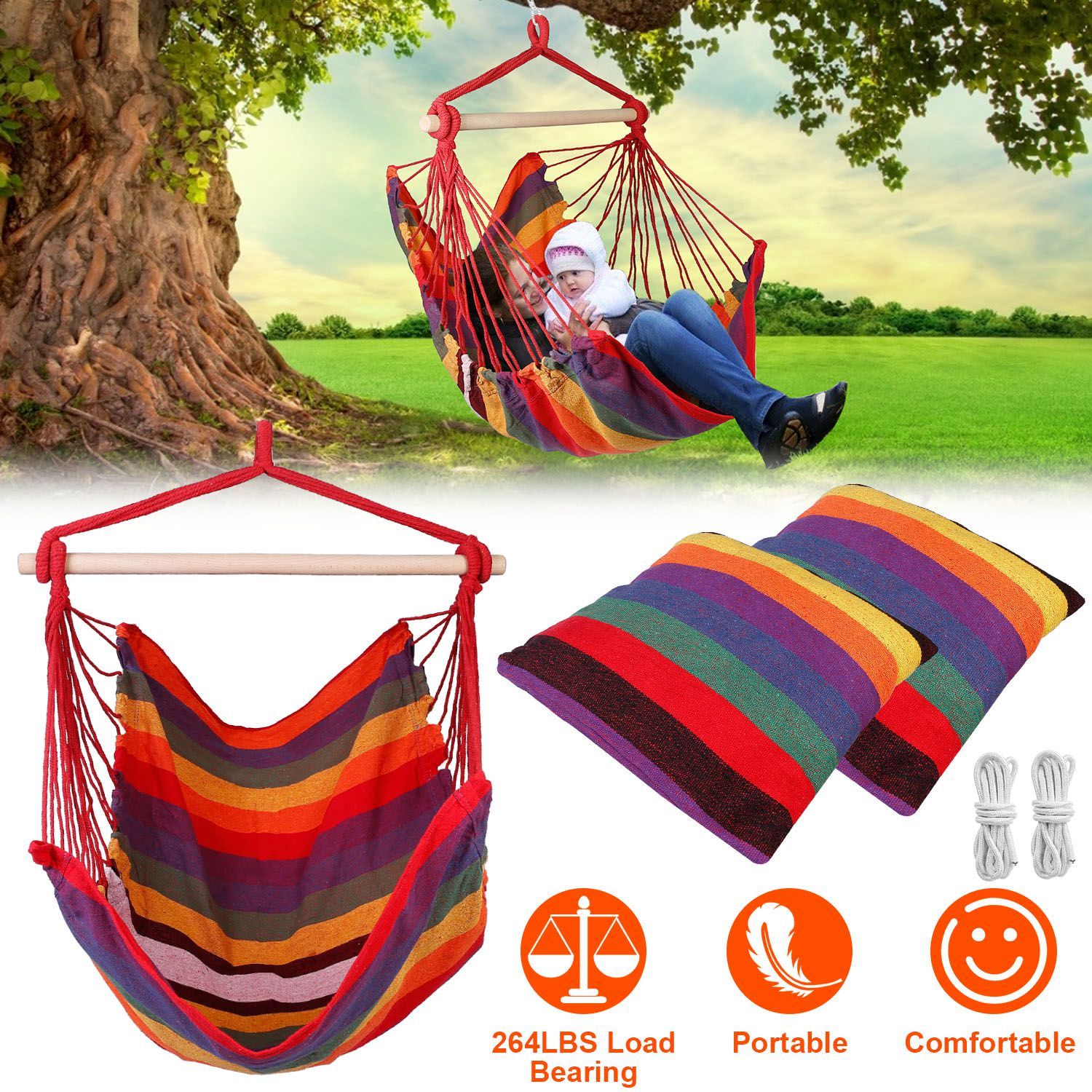 Canvas Hammock Chair - variant view 6