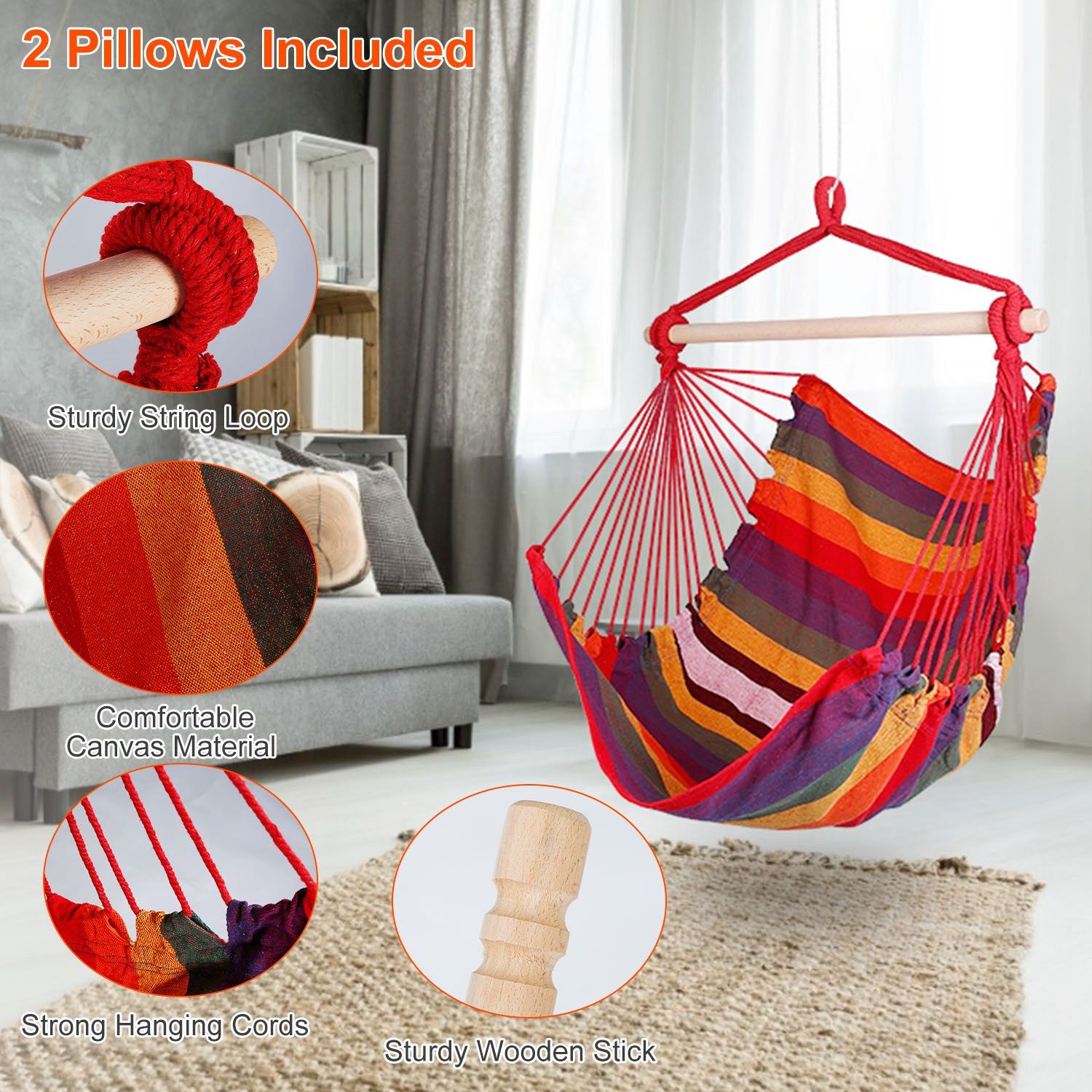 Canvas Hammock Chair - variant view 11