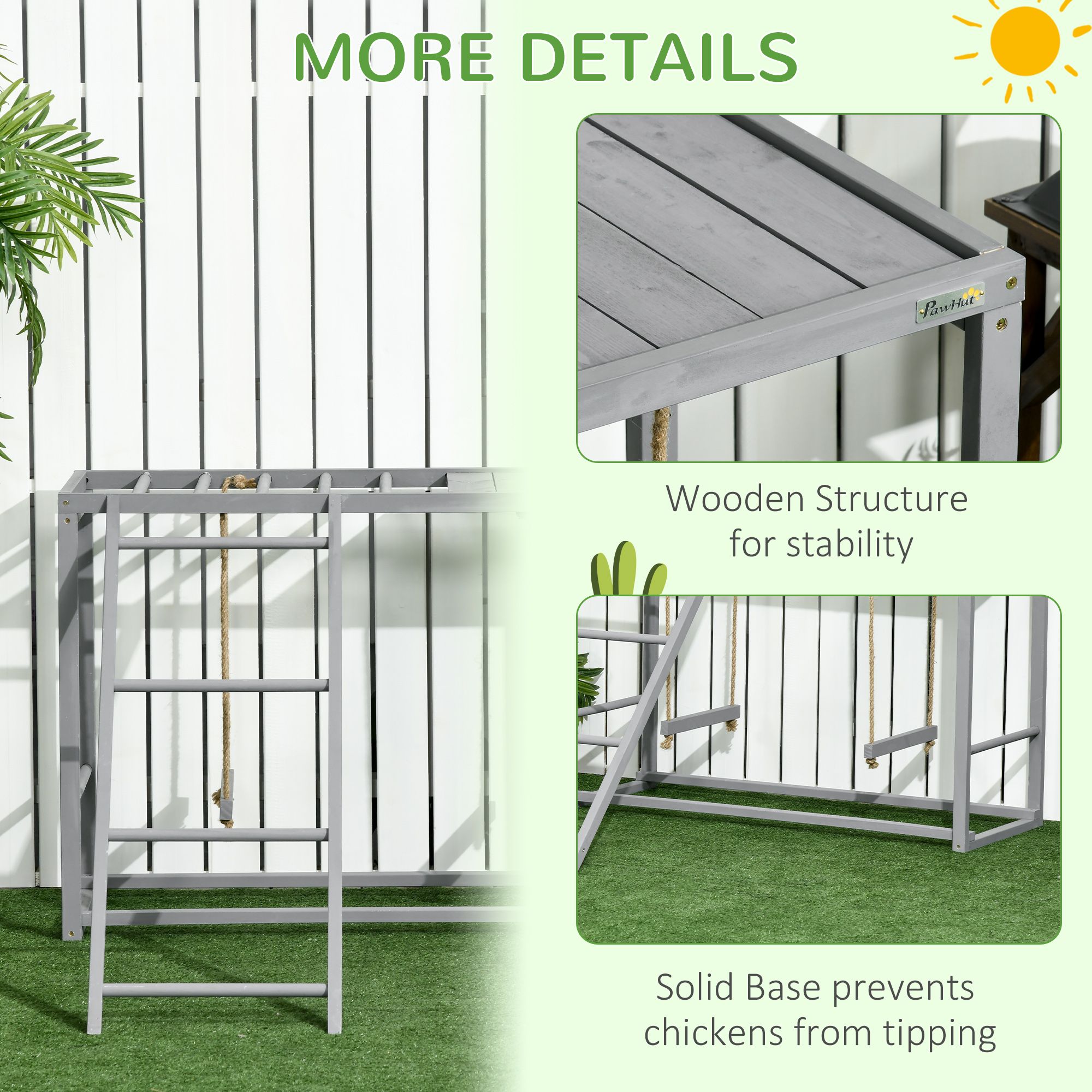 Chicken Activity Center & Swing - variant view 7