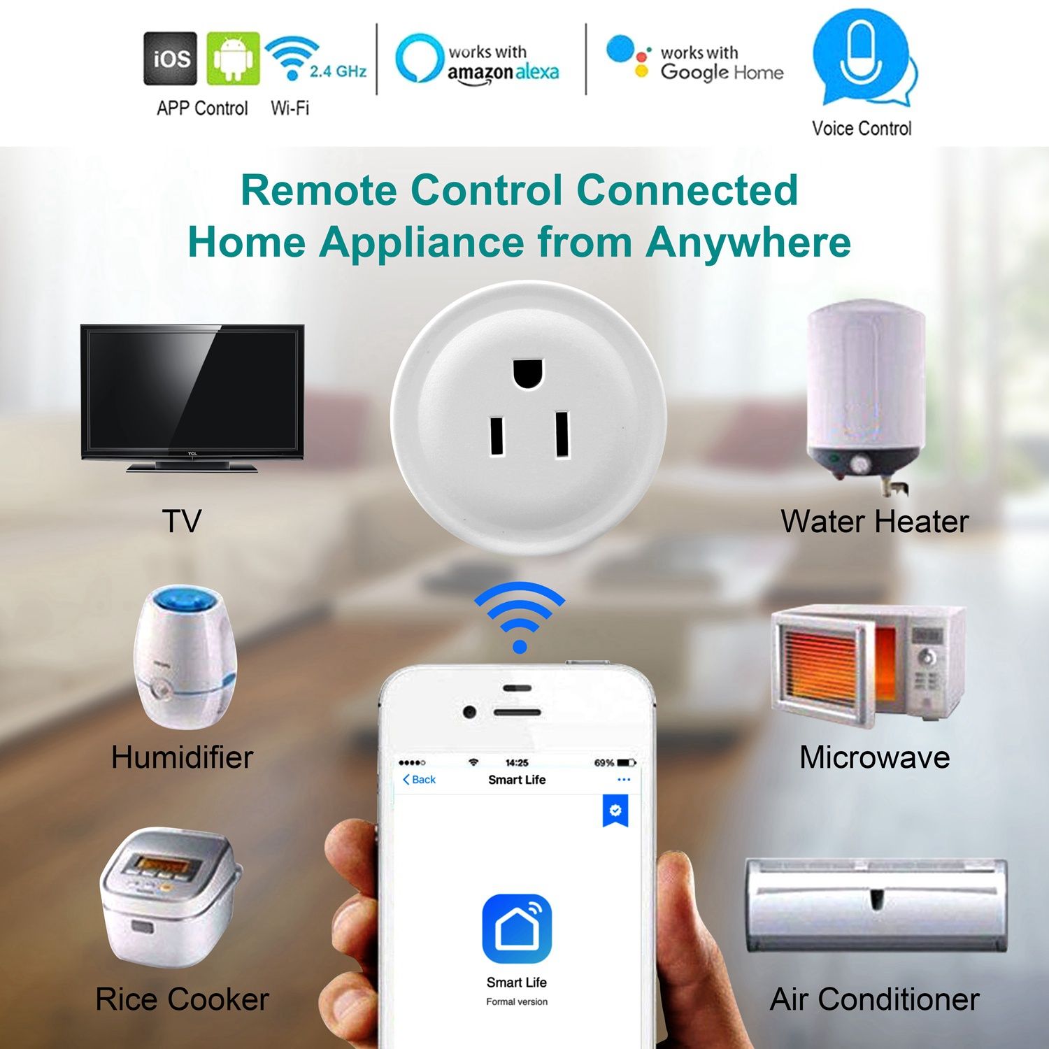 WiFi Smart Plug for Remote Control - variant view 4