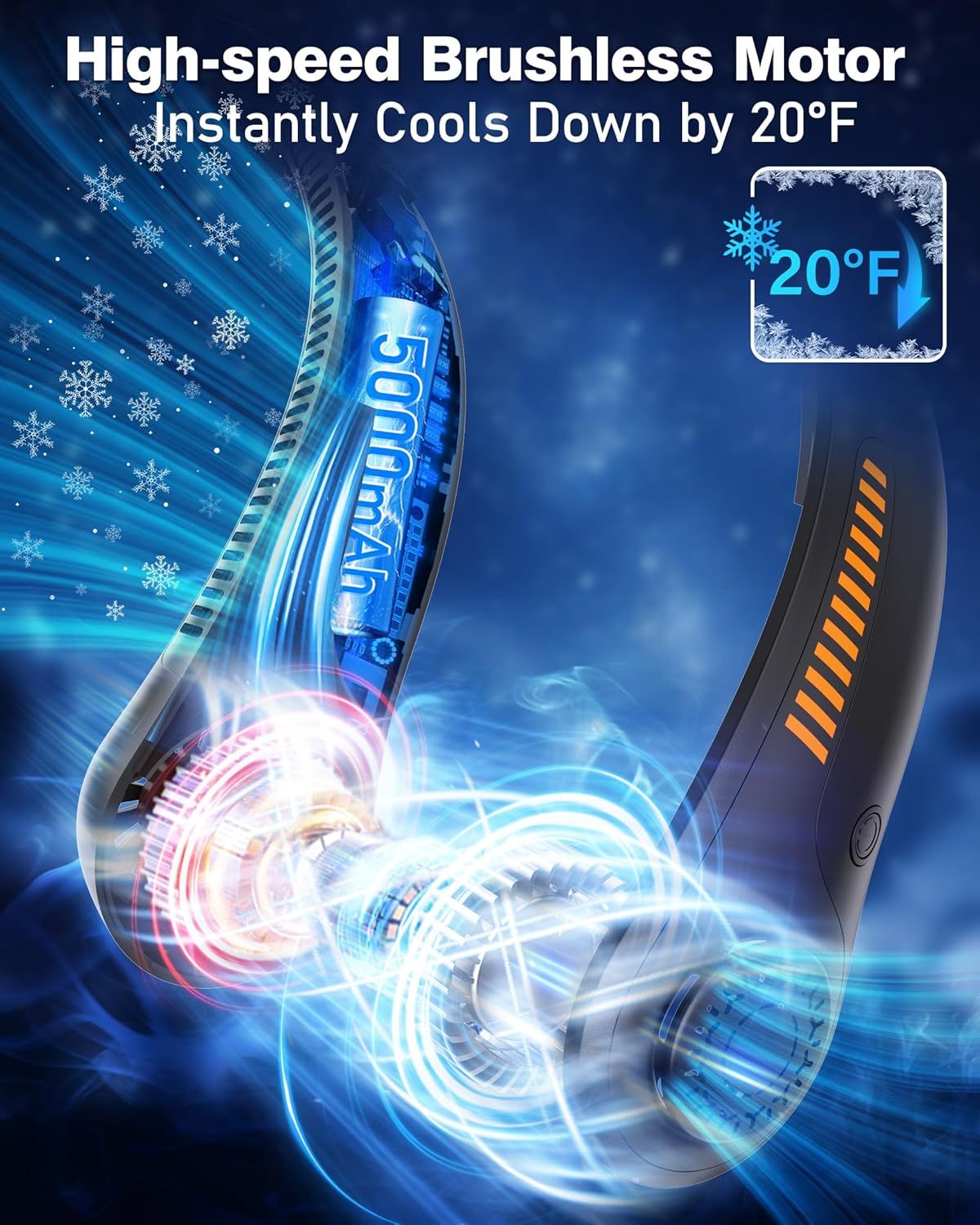 Portable Neck Fan — Hands-Free - variant view 17