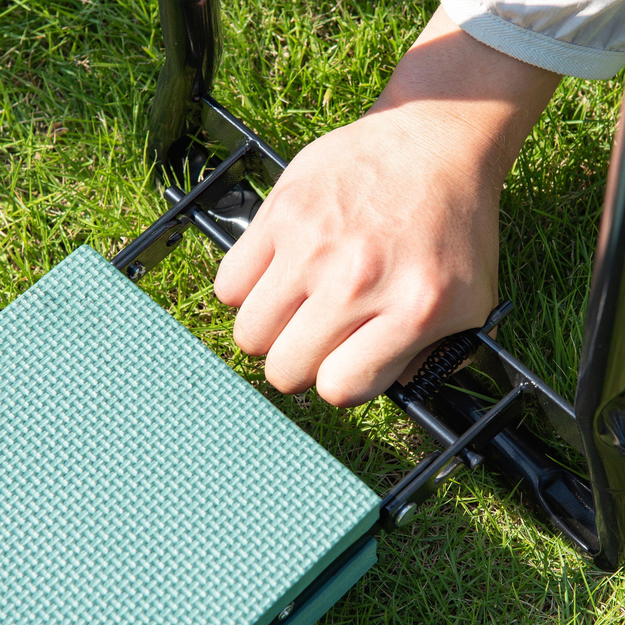 Green Garden Kneeler & Seat - variant view 9