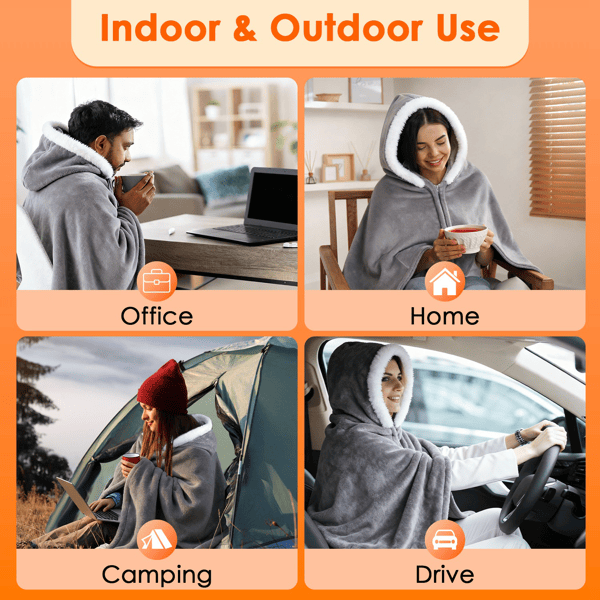 Wearable Heated Blanket - variant view 9