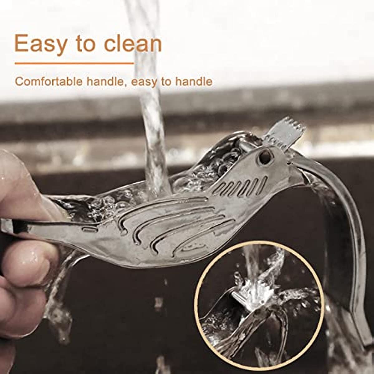 Bird-Shaped Stainless Steel Lemon Squeezer Kitchen Dining - variant view 15