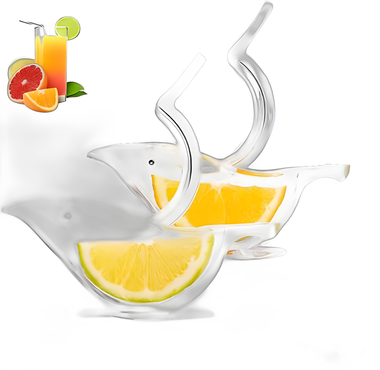 Bird-Shaped Stainless Steel Lemon Squeezer — angle 2, free shipping at JEHORIZON