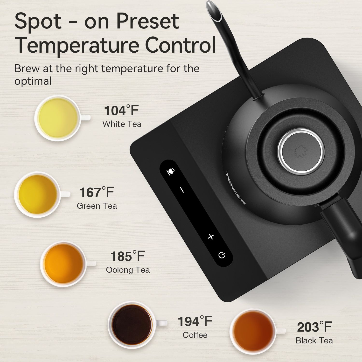 Gooseneck Kettle for Perfect Coffee & Tea - variant view 15