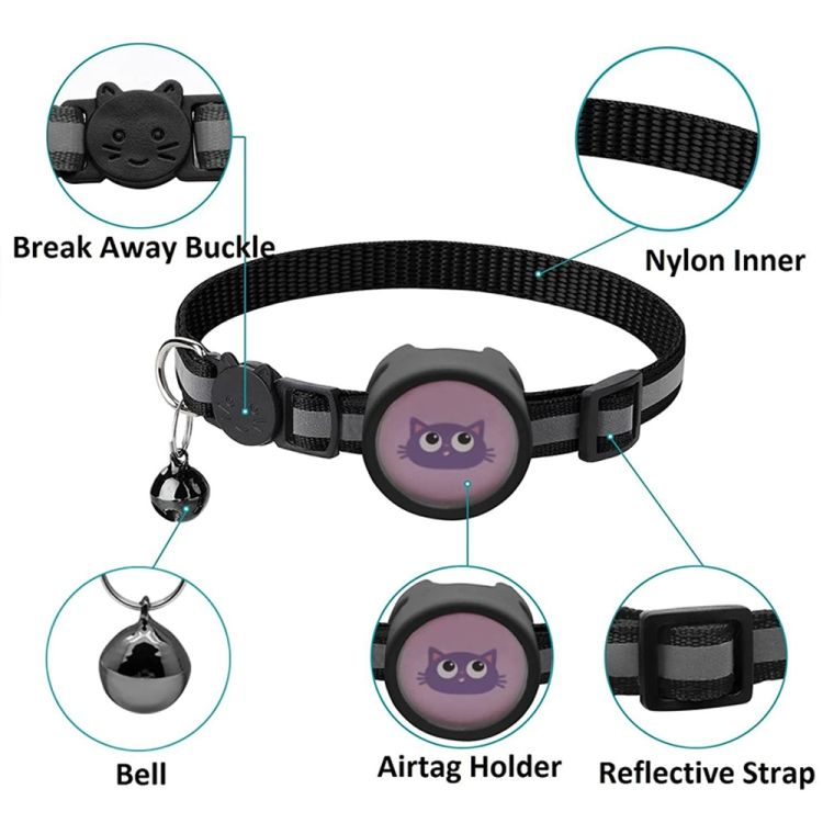 Reflective Collar with Bell for AirTag - variant view 9