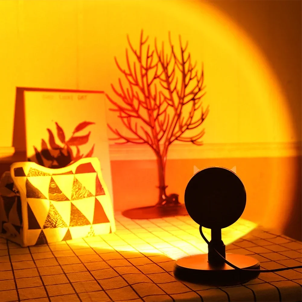 Sunset Projection Lamp — 360° Rotation â€” Shop at JEHORIZON with free shipping