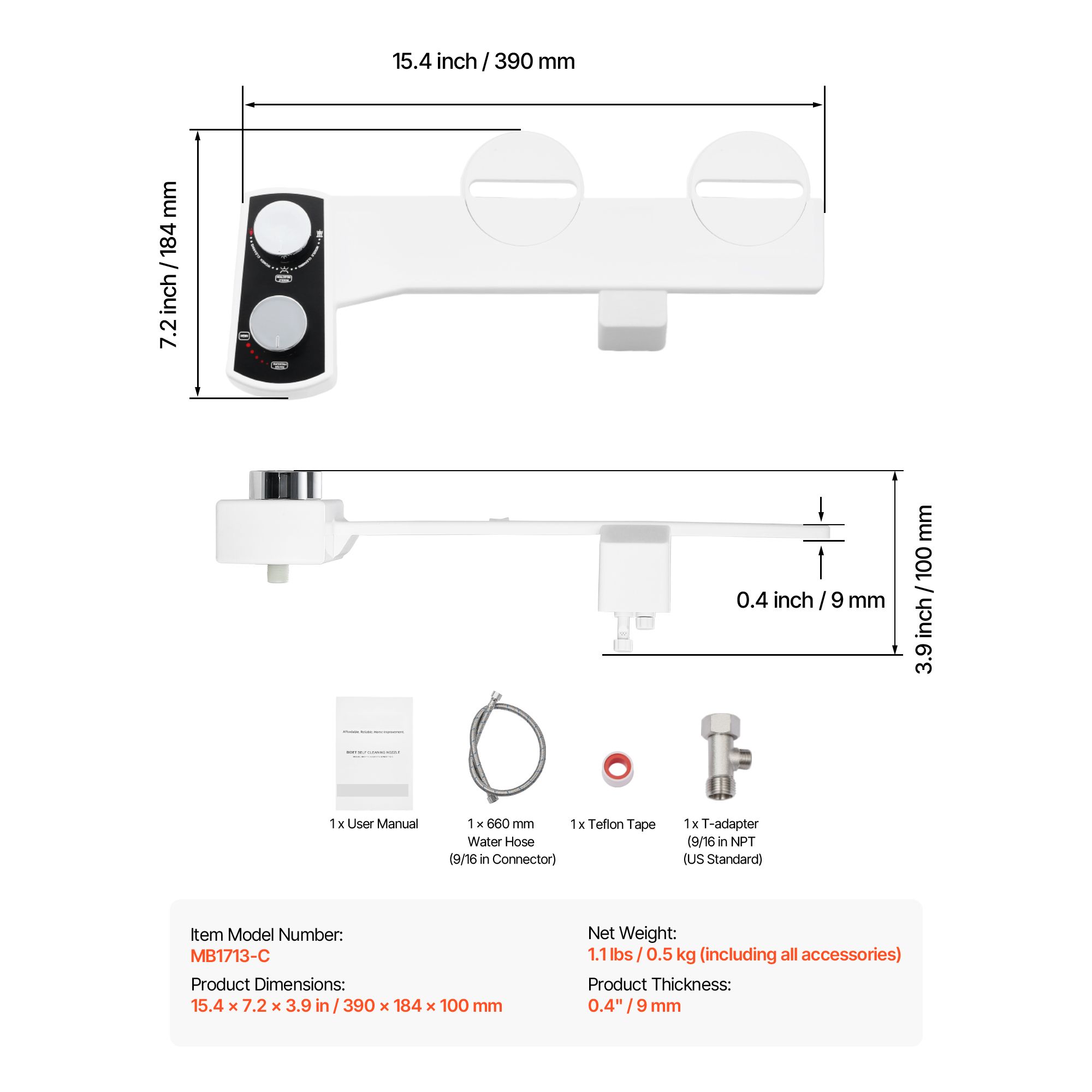 Bidet Attachment - variant view 9
