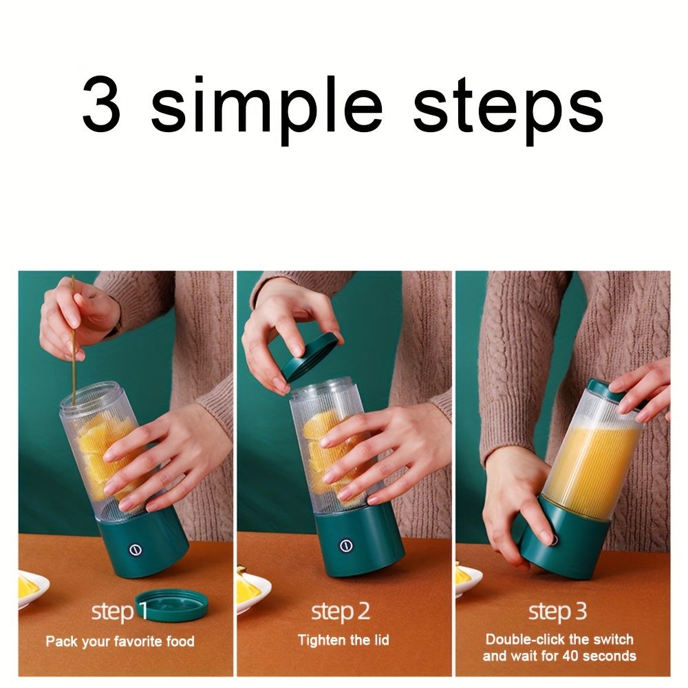 Portable 350ml Electric Blender - variant view 36