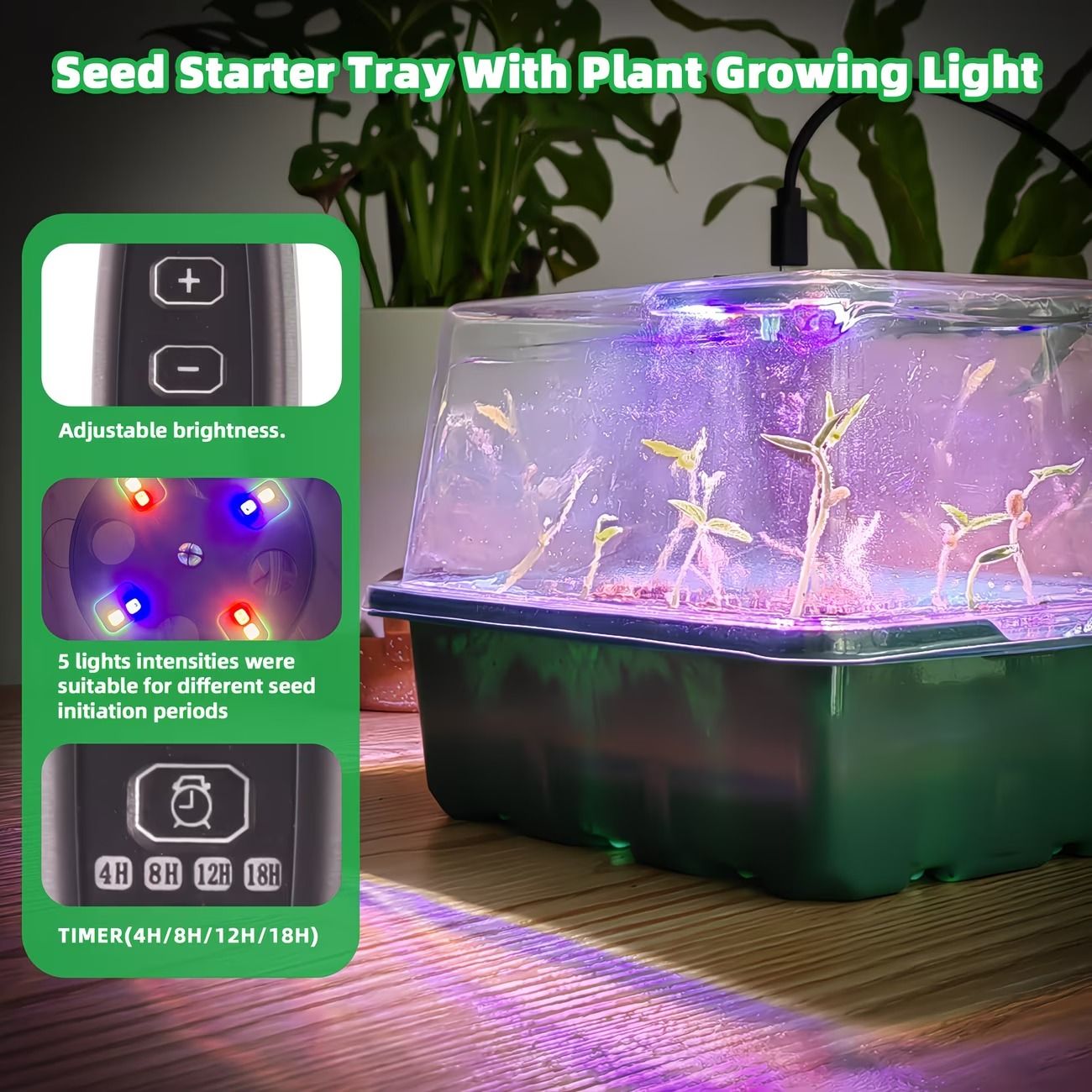 Seed Starter Kit for Effortless Indoor Plant Growth - variant view 5