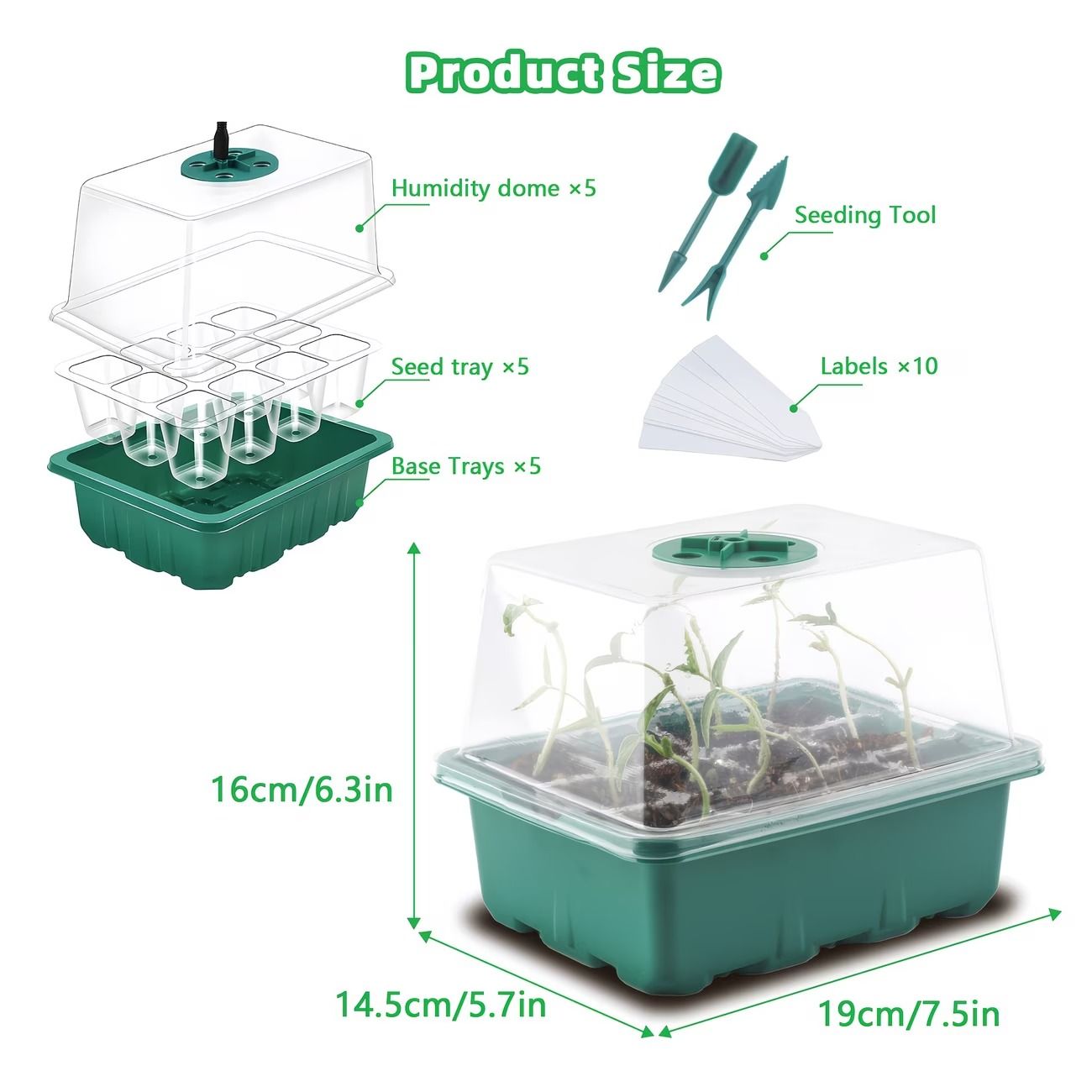 Seed Starter Kit for Effortless Indoor Plant Growth - variant view 7