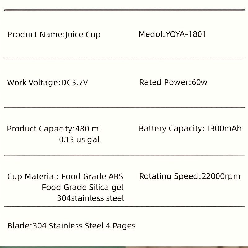 Portable USB Fruit Juicer Blender - variant view 28