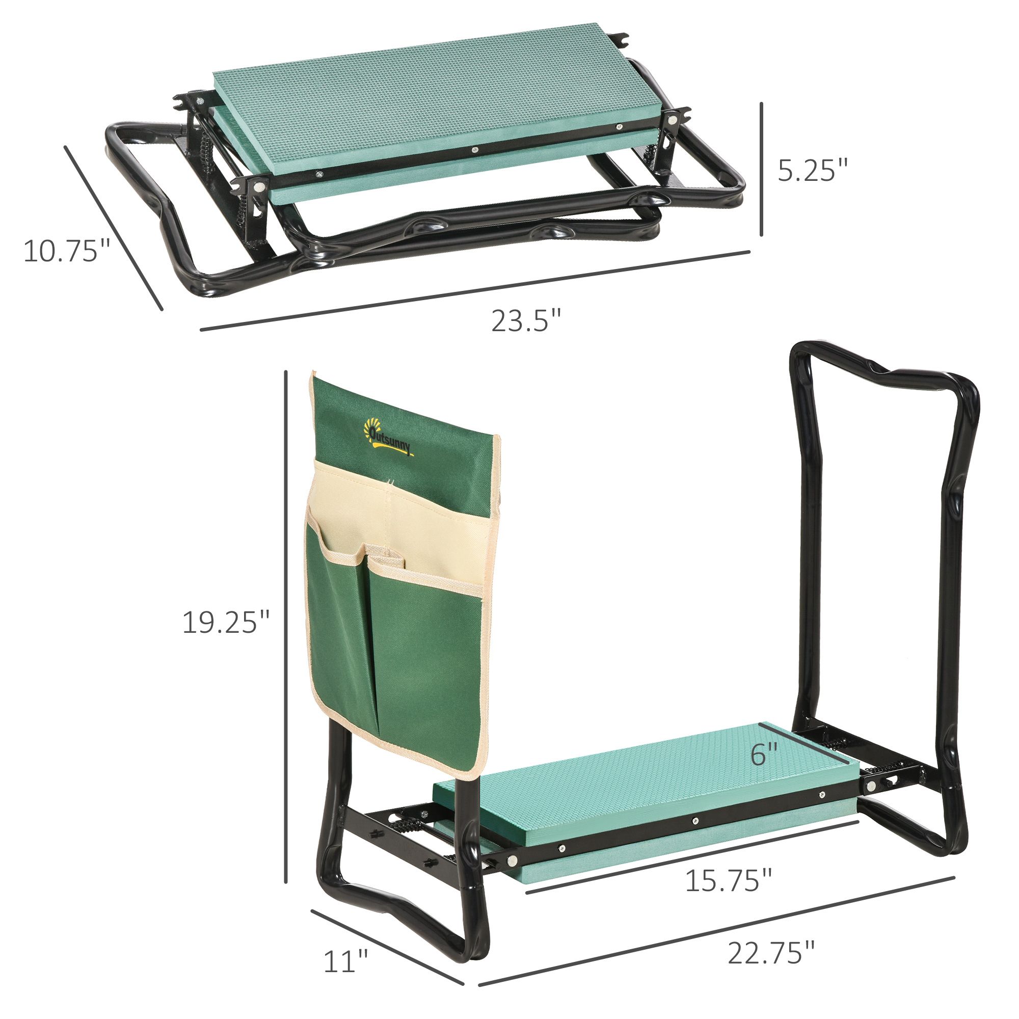Garden Kneeler & Tool Caddy - variant view 4