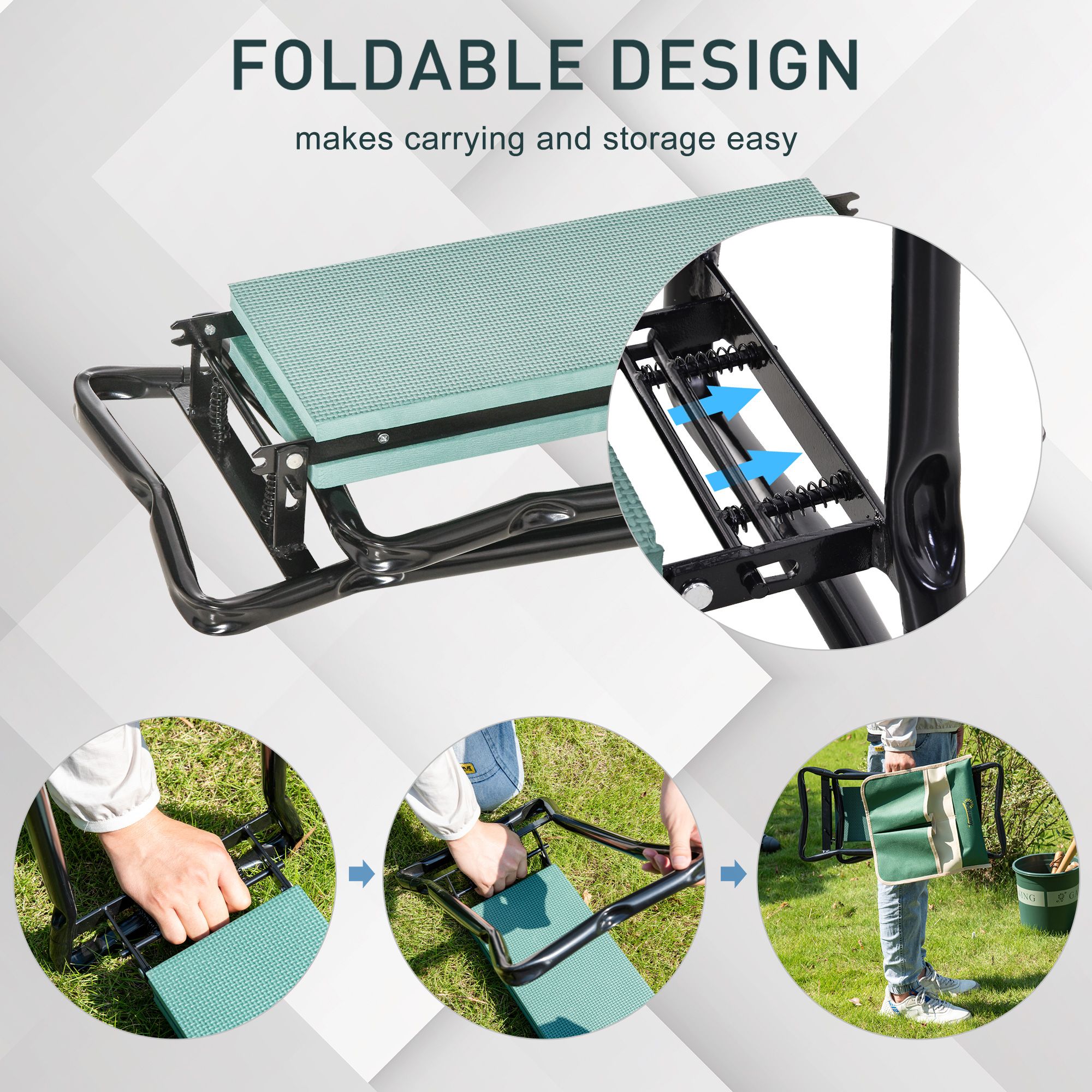 Garden Kneeler & Tool Caddy - variant view 6