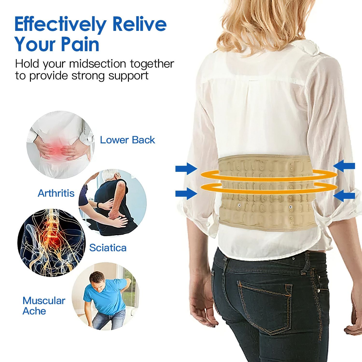 Back Pain Relief Air Traction Belt - variant view 13