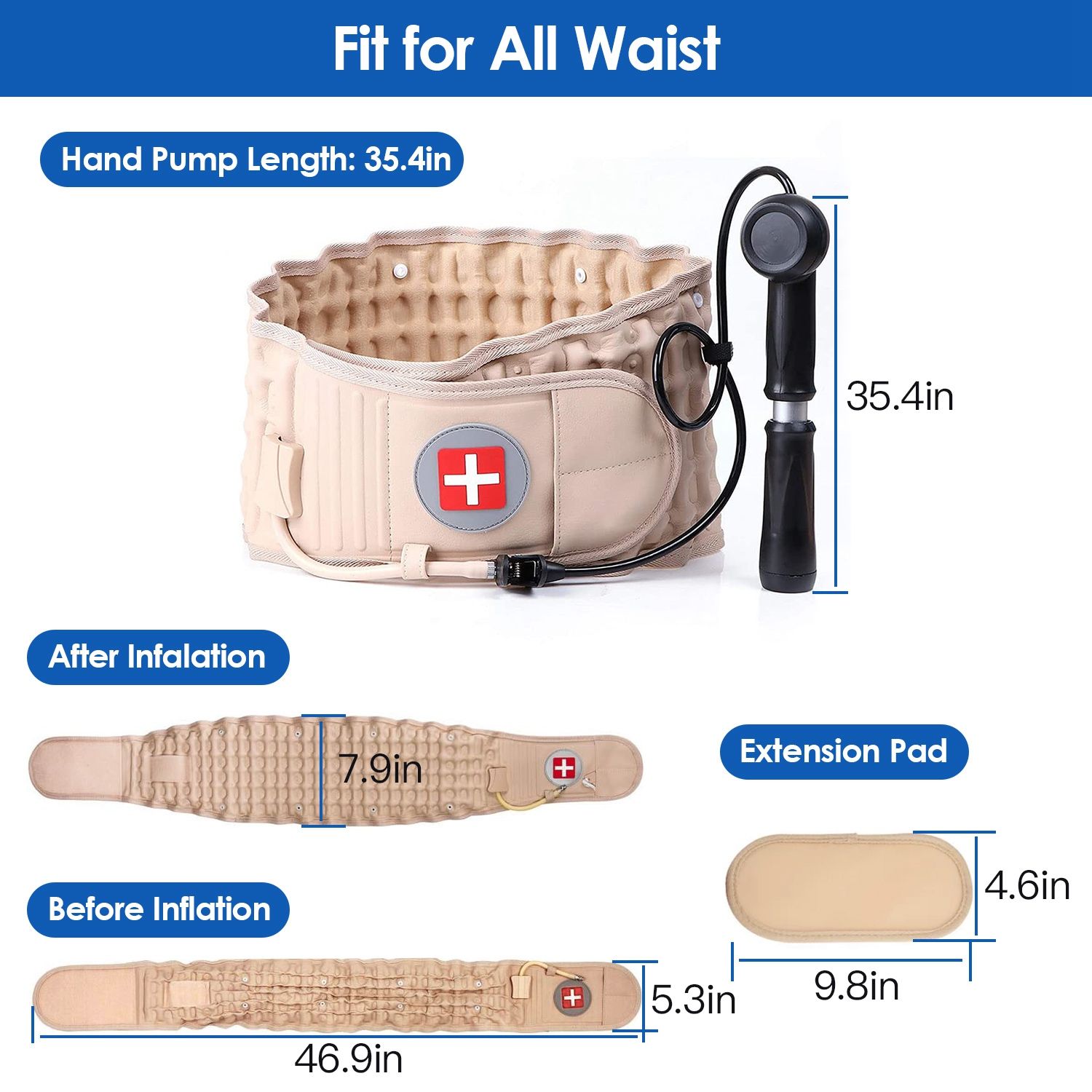 Back Pain Relief Air Traction Belt - variant view 19