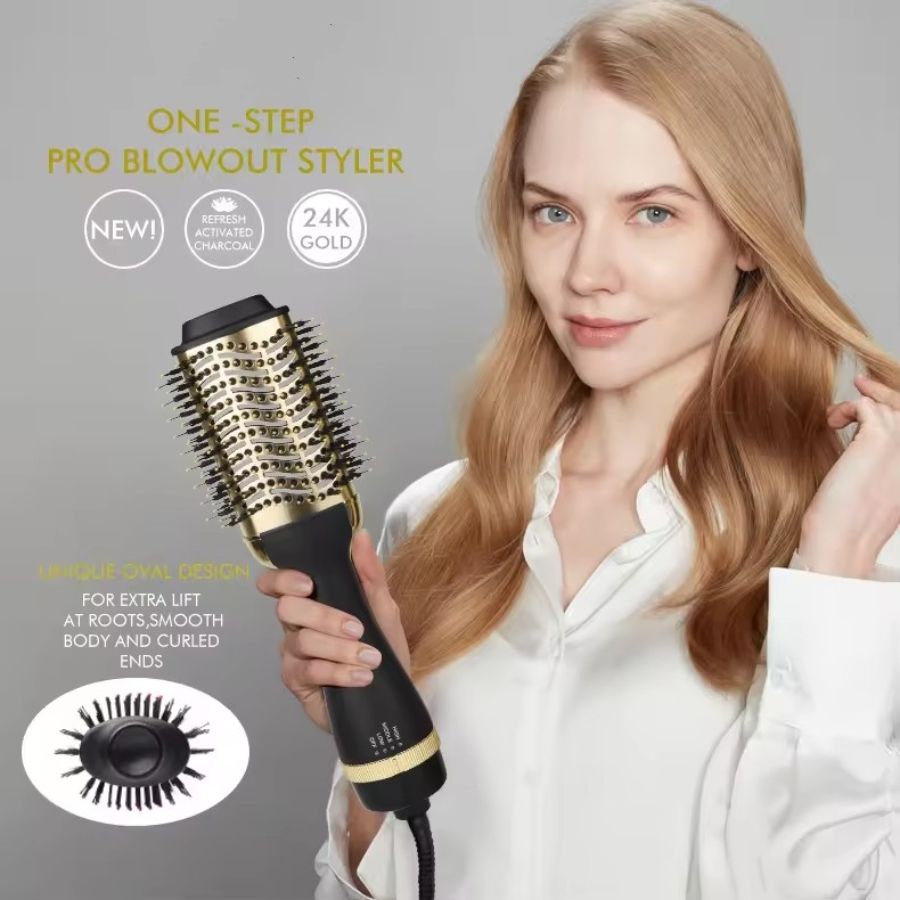 One-Step Hair Dryer Brush — Hot Air Volumizer, Quick Styling, All Hair Types - variant view 5